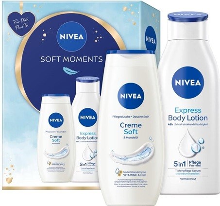 Kazeta Nivea Body Smoot Těl.mléko+Spg Kazeta Nivea Body Smoot Těl.mléko+Spg - Kosmetika Pro ženy Dárkové kazety